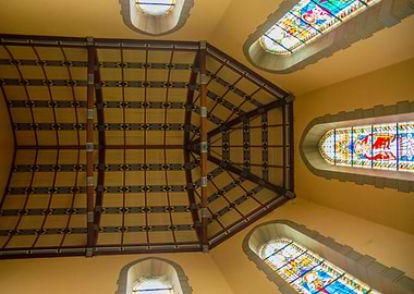 Graphic church choir