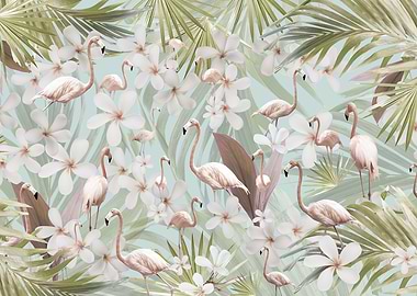 Flamingo Jungle Love 1