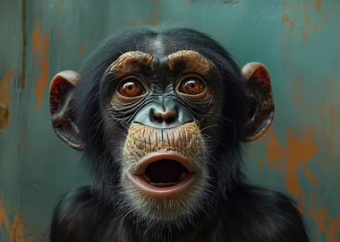 Surprised Monkey Animal