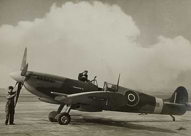 grayscale photo of fighter