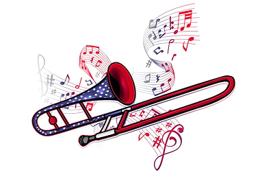 Trombone 4th Of July USA