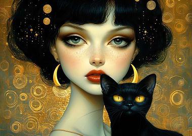 The Witch and Black Cat