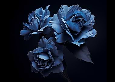 A Symphony of Petals Blue