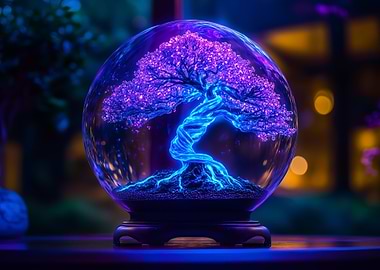 Bonsai Neon Tree Magic Zen