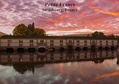 Sunset over Barage Vauban