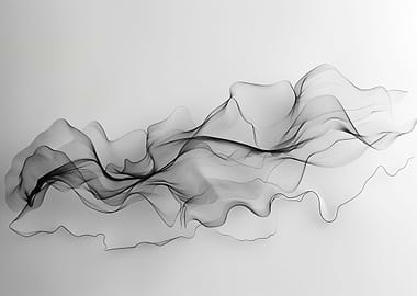 Black White Abstract Art