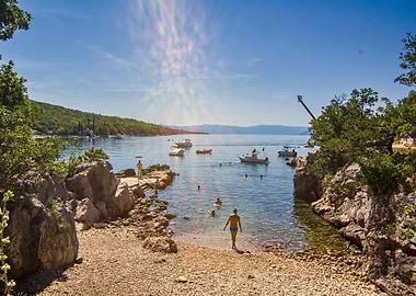 Beach in Crikvenica