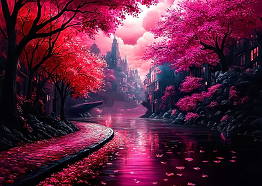 The Cherry Blossom River
