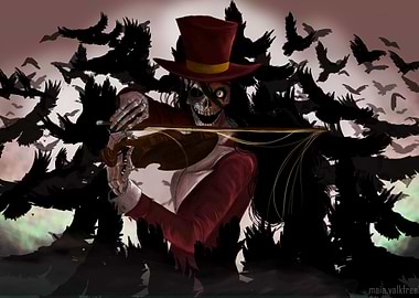 Devil Skeleton Violinist