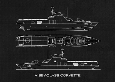 Visby class corvette