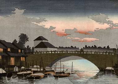 Evening Glow over Asakusa