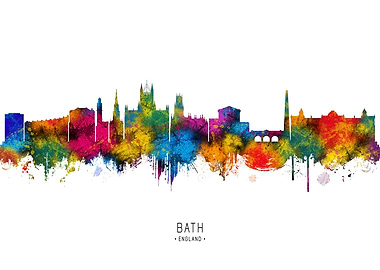 Bath England Skyline