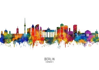 Berlin Germany Skyline