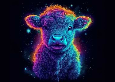 cute baby highland cow