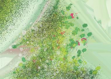 Abstract tree painting