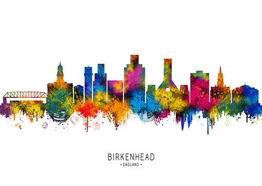 Birkenhead England Skyline