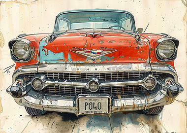 Vintage Chevy Bel Air