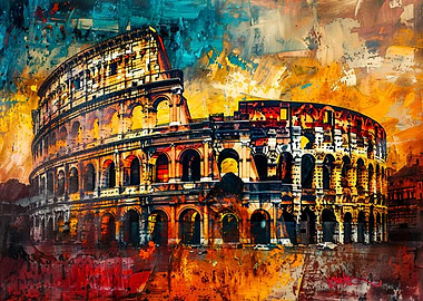 Colosseum Painting