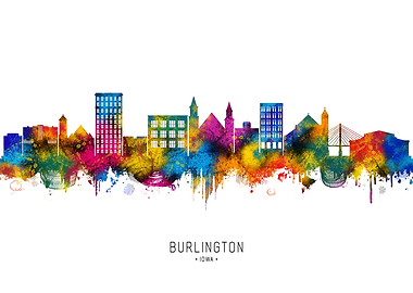 Burlington Iowa Skyline