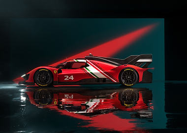 Ferrari 499p race car