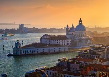 Venice In Sunset Glow