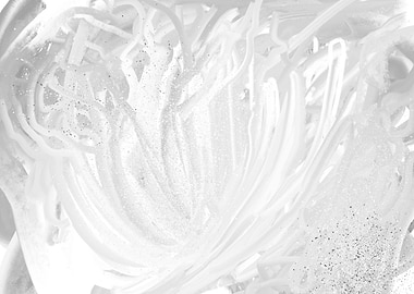 Snow abstract painting