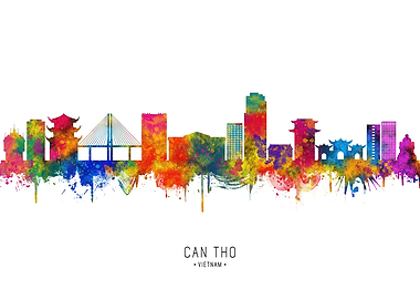 Can Tho Vietnam Skyline