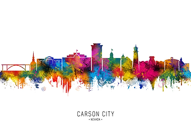 Carson City Nevada Skyline