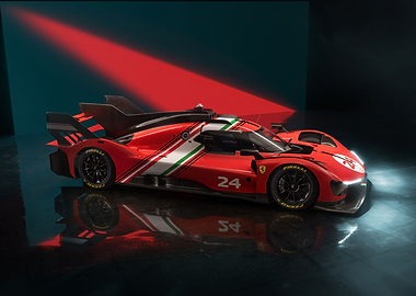 Ferrari 499p race car