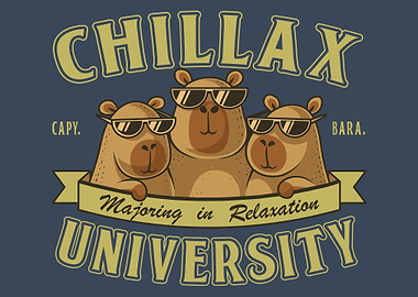 Capybara Chill University