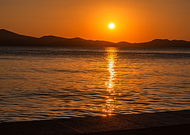 Sunset in Zadar