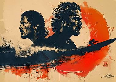 Point Break movie poster Silhouette