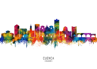 Cuenca Ecuador Skyline