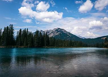 Mountain Lake Serenity Banff