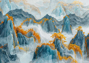 Mountain Landscape Painting