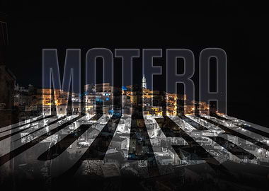 Matera Cityscape at Night