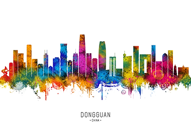 Dongguan City Skyline
