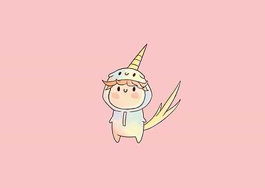 Cute Unicorn Character