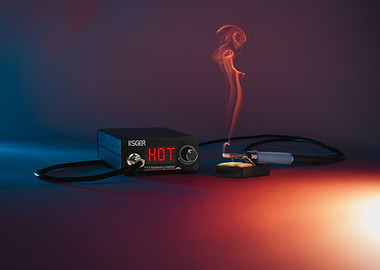 Soldering Iron with Smoke