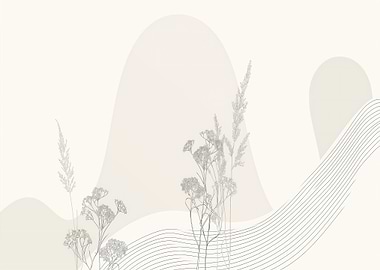 Minimalist Floral Art Print