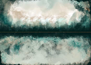 Abstract Landscape Reflection