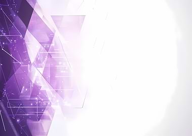 Abstract Purple Geometric Design