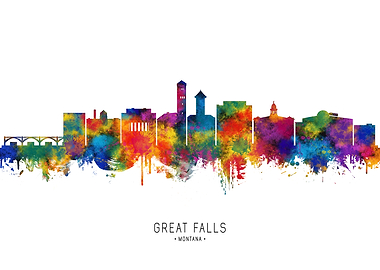 Great Falls Montana Skyline
