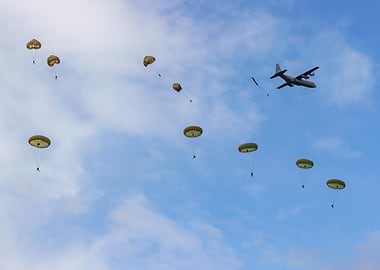 Paratroopers Descending