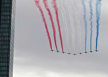 Patrouille de France french flag