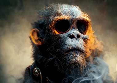 Monkey in Smoke