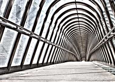 Modern Arched Walkway