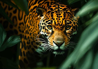 Jaguar in Jungle