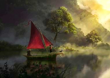 Sailing Through Mist