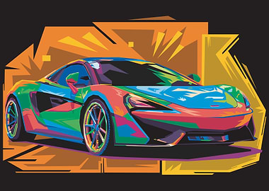 McLaren 570S Pop Art